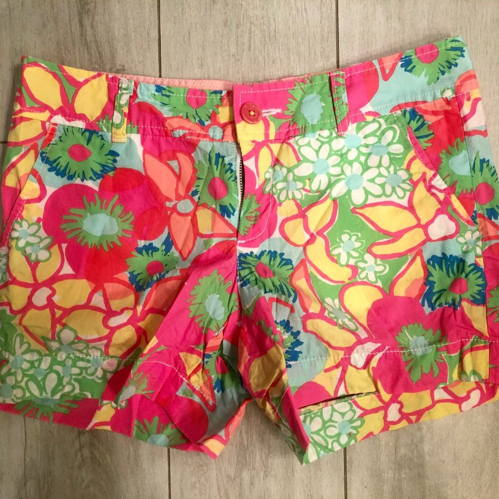 Neon Floral Lilly Pulitzer Callahan Short